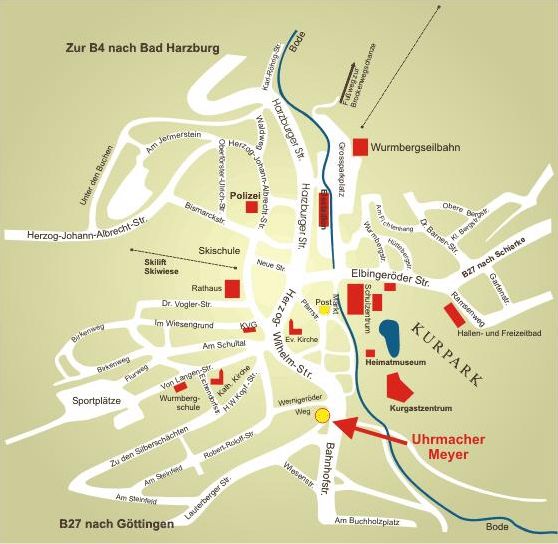 Anfahrtswegbeschreibung Braunlage